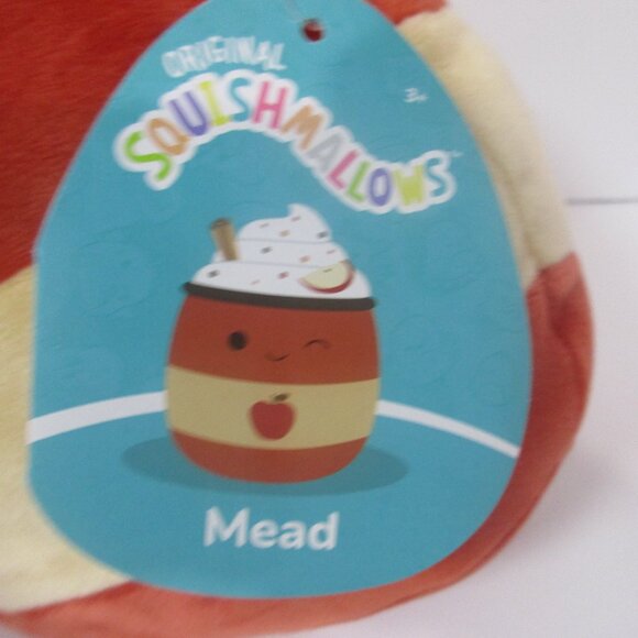 Jazwares Squishmallows‎ Mead Red Apple Cider Stuffed Animal Plush Toy 8" - Picture 5 of 7